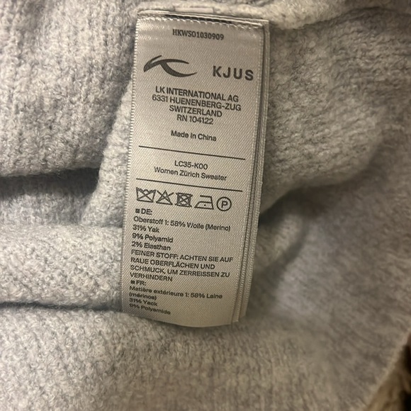 ▫️x7 Kjus Women’s “Zurich” Sweater - Size L - NWOT - Picture 4 of 4